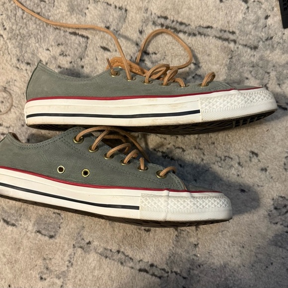 Converse Green Sneakers with Canvas Upper and Classic Design Size 9 Women’s - Picture 6 of 6